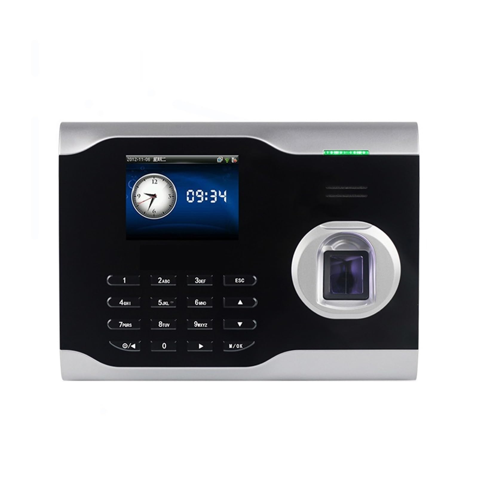 CVFRDD U100 Biometric Attendance System USB Fingerprint Reader Time Clock Employee Control Machine Electronic Device(U100)