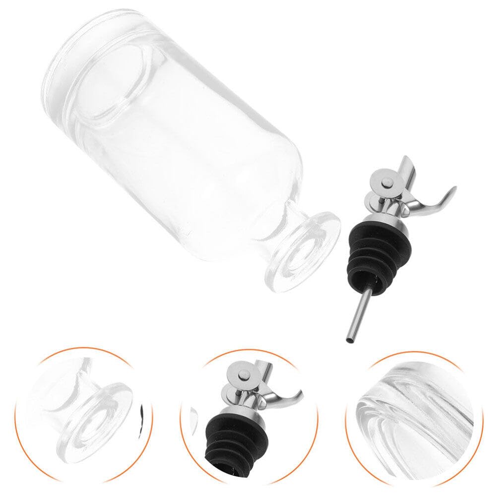 Kichvoe Dispensador de Aceite de Oliva de Vidrio 500ml, 2 Piezas