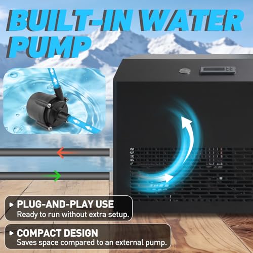 1/2 HP Cold Plunge Chiller for Ice Bath, Tub &