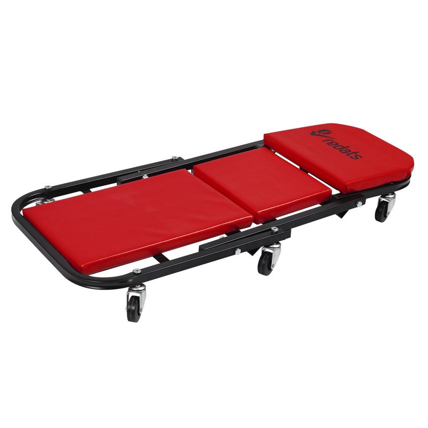 SIO Camilla Taburete Mecánico Taller 2 en 1 con Ruedas – Carro Creeper Convertible para Mecánico – Banco Rodante para Reparación de Coches – Asiento y Camilla Taller Automoción Profesional