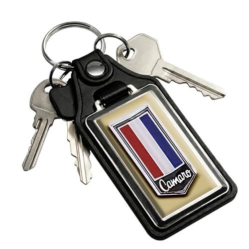 Image of Brotherhood Car Key Chain for Camaro - Classic Models Keychain for Men and Women Gift Key Ring - -