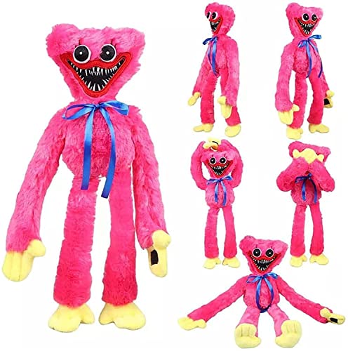 Piucrty Huggy Wuggy Kissy Missy Plush Doll XXL Rosa Peluche Peluche Dulce Juego Happy Smile Animales de Peluche Peluche Figura de acción Plushie Grande Multicolor Figure Friendly Calendario Cover