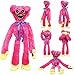 Piucrty Huggy Wuggy Kissy Missy Plush Doll XXL Rosa Peluche Peluche Dolce Giocattoli Happy Smile Cute Peluche Action Figure Plushie Grande Colorato Figure Friendly Calendario Regalo per Bambini