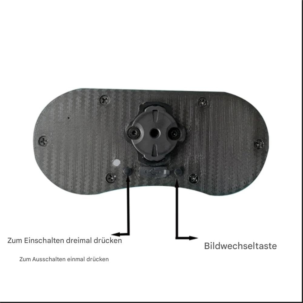 Demon Eyes Fahrrad Rücklicht - Programmierbar, Wasserdicht, 11 Animationen