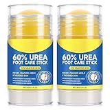 KITNOBLIS 60% Urea Foot Care Stick with 2% Salicylic Acid, Urea Foot Cream for Cracked Heel Repair & Callus Remover, Dry Feet, Elbows, Knees, Hands, Moisturise & Soften Skin (80G)