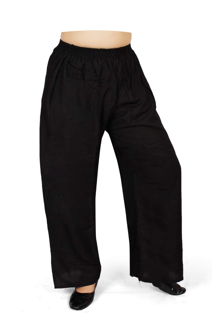 Women's Loose Fit Rayon Palazzo Pants (PLZ$P_One Size)-image-44