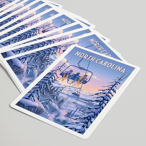 Baraja de póker North Carolina 52 cartas tamaño póker miniatura 5
