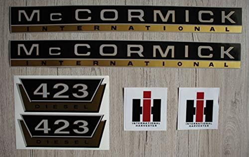 2x IHC Mc Cormick Aufkleber Gold – Logo Emblem Sticker, Deutschland – NEU