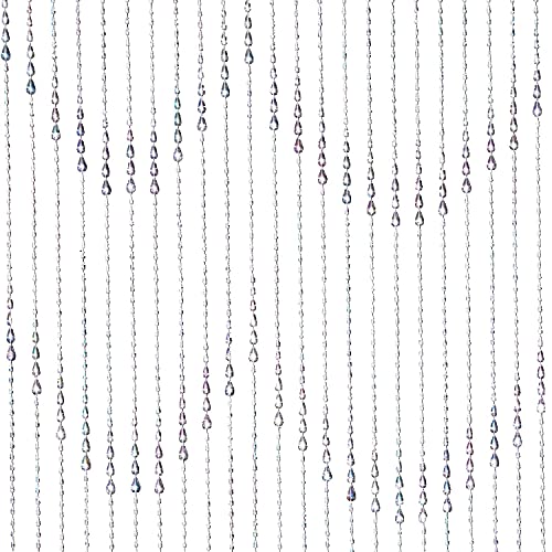 Waterfall Raindrops Faux Crystal Beaded Curtain