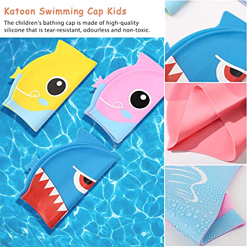Tyuodna Kids Swimming Goggles with Nose Clips and Ear Plugs, Anti-Fog, Waterproof, UV Protection (Blue-Red) - Image 4