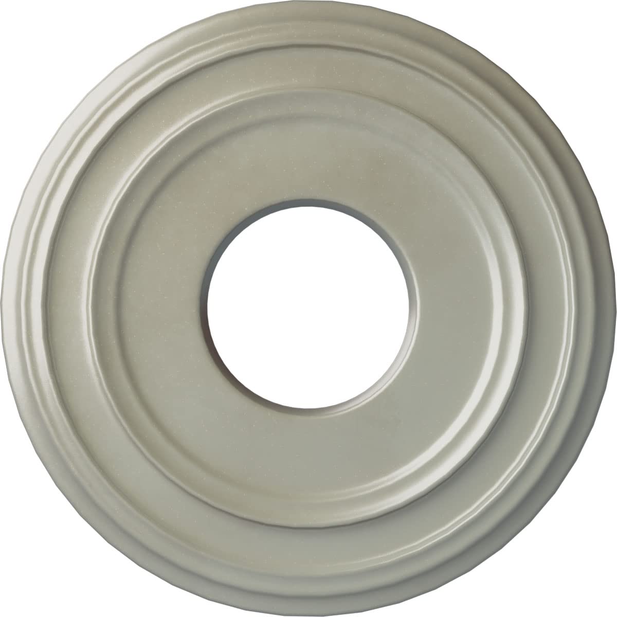 Ekena Millwork CM12CLUWF 12 3/8"OD x 4"ID x 1 1/8"P Classic Ceiling Medallion, Ultra Pure White — Amazon image 27