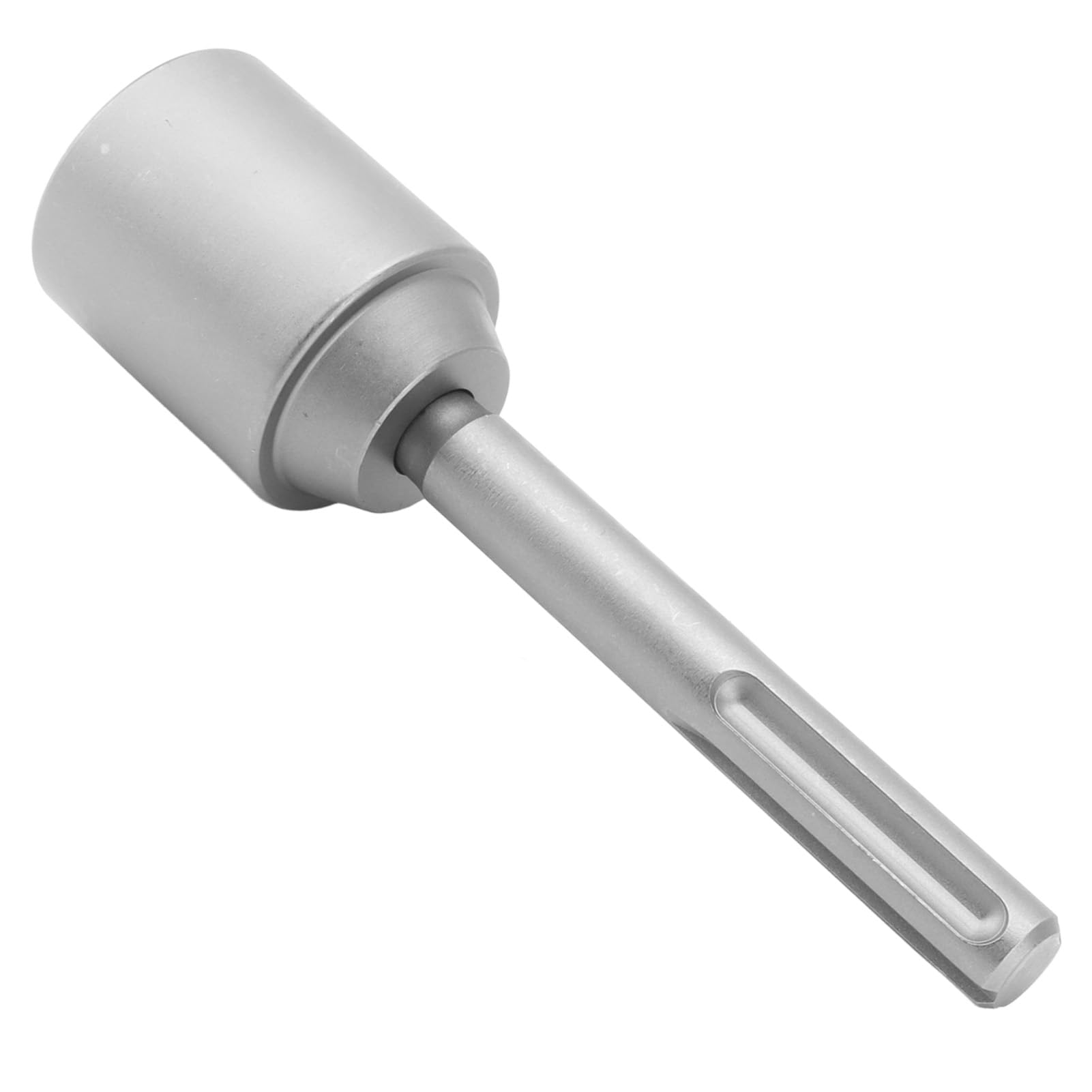 Driver Palo a T SDS Plus 45mm, Punta Trapano Percussione per Asta Terra Recinzione, Acciaio 40Cr 0 Deformazioni 0 Rotture, per Installazione Pali Tondi Professionali
