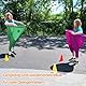 2 Stück Oma-Hosen-Terrassenspiel, Wurfspiel Outdoor, mit 4 × Hüpfbällen und 1 × Ballonpumpe, Jumbo-Hosen, Geeignet für Spiele im Freien, Gruppenbildung, Gartenspiele Erwachsene