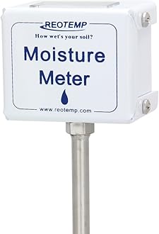 15 Inch Garden and Compost Moisture Meter, Garden Tool Ideal for Soil, Plant, Farm and Lawn Moisture Testing