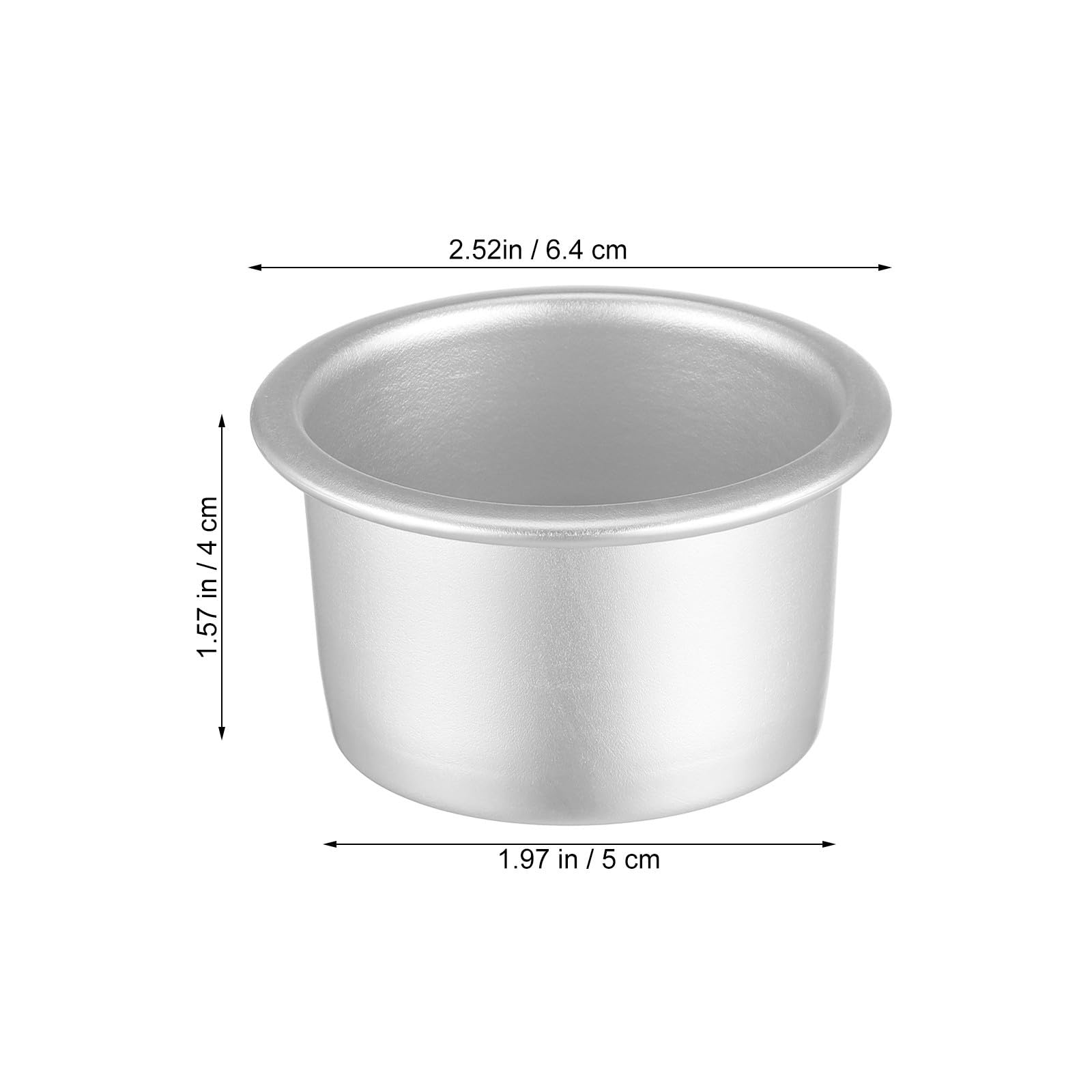 4 Moldes Redondos con Fondo Extraíble de Aleación de Aluminio Distribución Uniforme del Calor para Hornear para Pasteles en Reuniones con Amigos