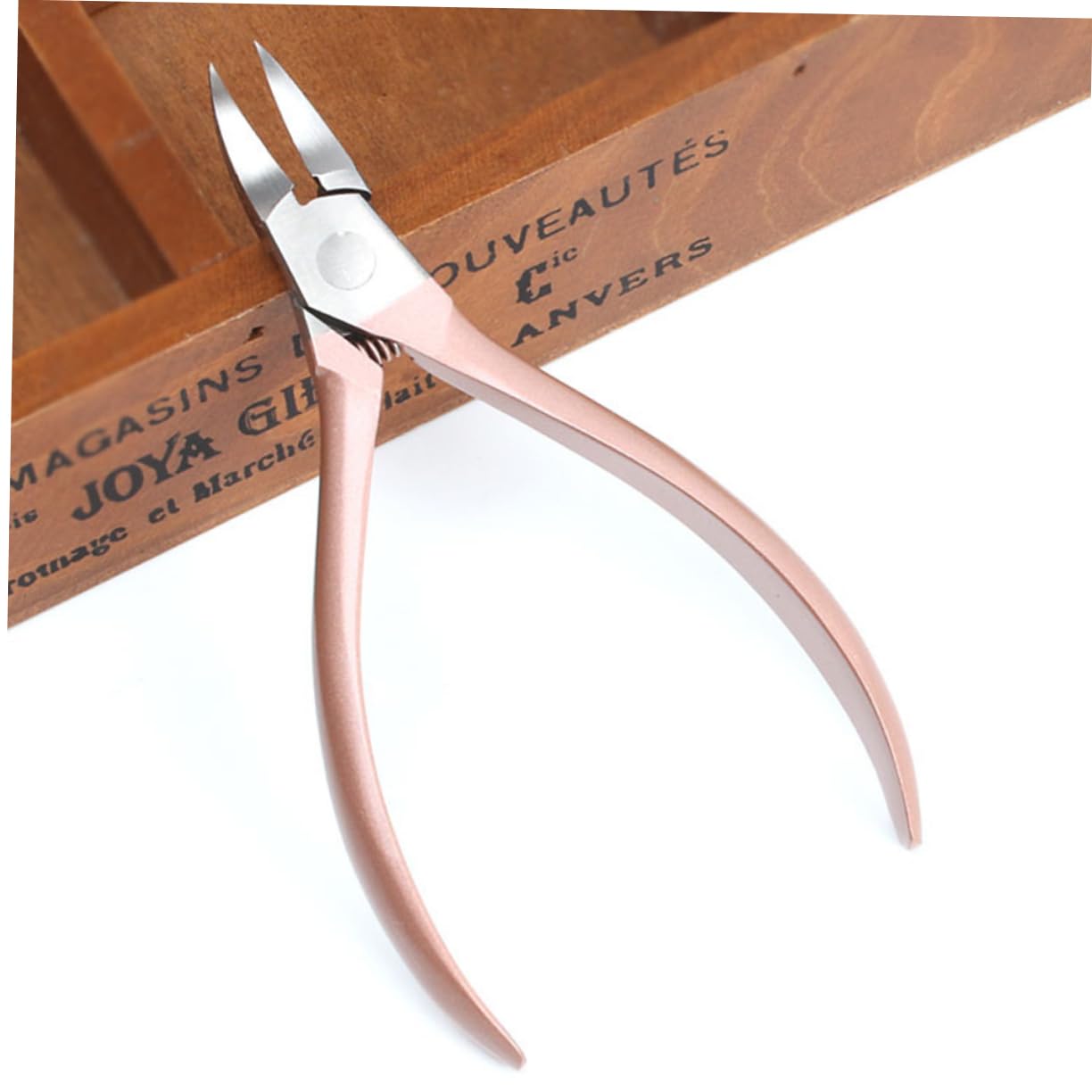 Ipetboom Toenail Cuticle Clippers Nippers Scissors Cutters Sturdy Straight Blade Left/right Hand Use Easy Nail Trim for Manicure