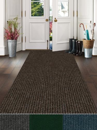 KOECKRITZ Non Slip Standing Mat Kitchen Rug, Anti Fatigue Comfort Flooring, Commercial Grade Pads, Ergonomic Floor Pad (Brown, 2' x 11')