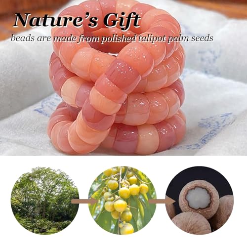 Image of Fidget Bracelet Bodhi Seed Bracelets Anxiety Fidget Bracelets Protection Healing Stretch Alleviate Anxiety Stress Protection Healing Bodhi Jewelry Gifts for Women Men