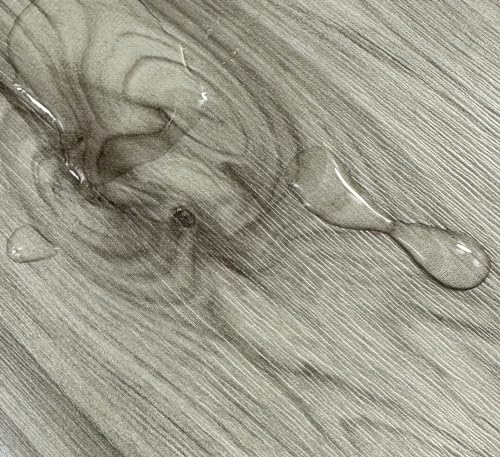 Desominor 5MWOODBORDERMESO 32.8Ft Brown Grey Border Peel &Stick Wood Grain Wallpaper Border Removable Waterproof Bathroom Mirror Frame Sticker thumb #8
