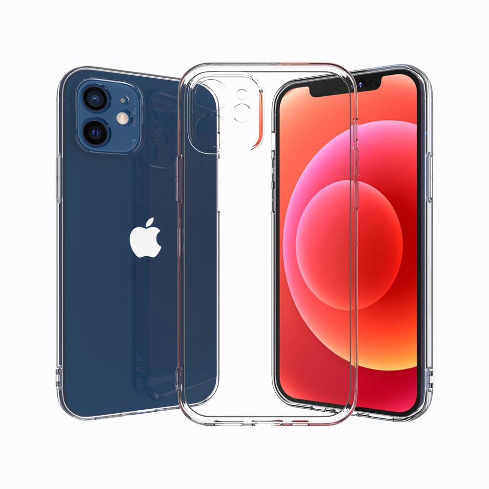 Captor Cover Trasparente Per IPhone 13: Custodia Sottile Anti-ingiallimento Con Bordi Rialzati