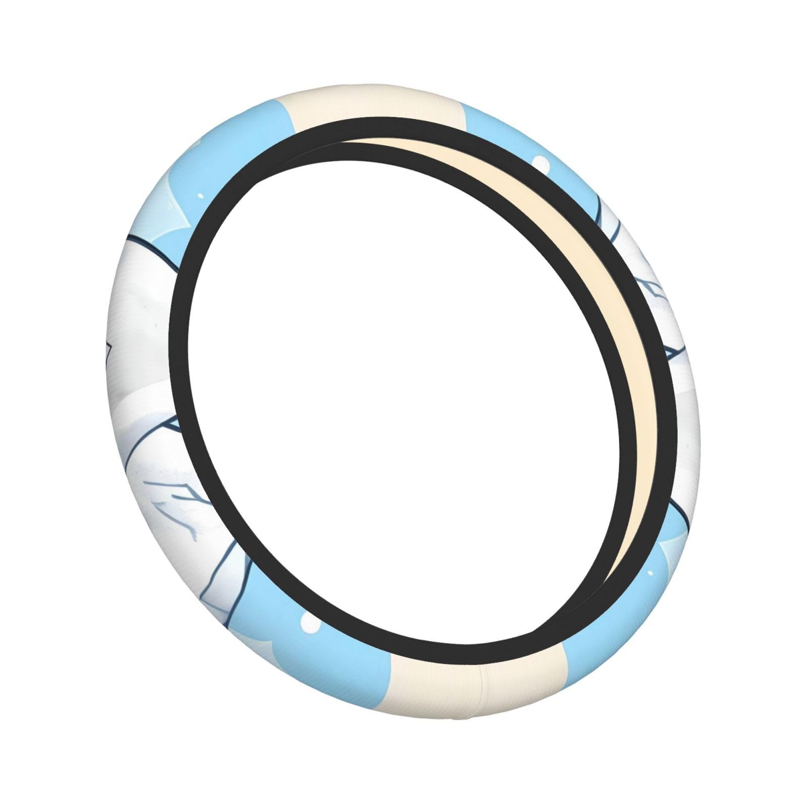 Snow-Capped Mountains Car Steering Wheel Cover, Universal 15 Inches (Approx. 38.1 Cm) Fits Most Cars, for Both Men and Women