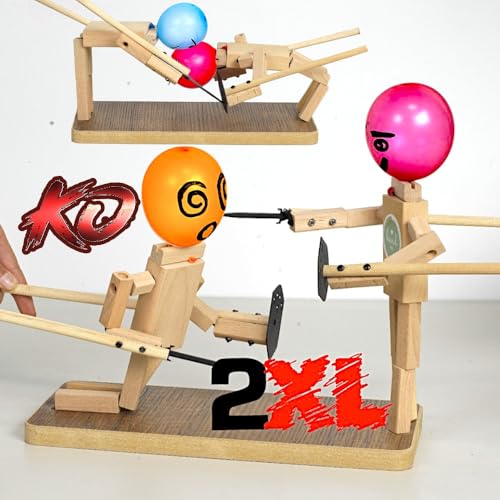 Juego de Mesa Estrategia con Títeres de Madera miniatura 1