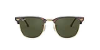 RB3016f Clubmaster Low Bridge Fit Square Sunglasses