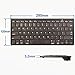 Anker Bluetooth Ultra-Slim Keyboard for iPad Air 2 / Air, iPad mini 3 / mini 2 / mini, iPad 4 / 3 / 2, Galaxy Tabs and Other Mobile Devices (Black)