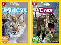 National Geographic Kids Readers Level 1 Series, Collection Set of 10 Books. Wild Cats, T. Rex, Reptiles, Pyramids, Here to There, Llamas, Hedgehogs, Goats, Day and Night, Animal Doctors 163799625X Book Cover