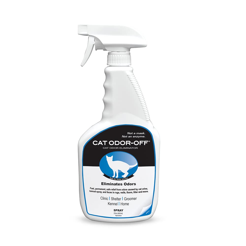 Thornell Cat Odor-off: Cat Spray Odor Eliminator - Pet Odor Eliminator for Home - Pet Urine Odor Eliminator Spray, 22oz