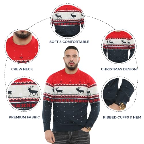 Herren Weihnachtspullover von NOROZE im Vergleich