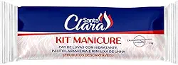 KIT MANICURE DESCARTÁVEL COM AMOLECEDOR - SANTA CLARA CÓD. 1451