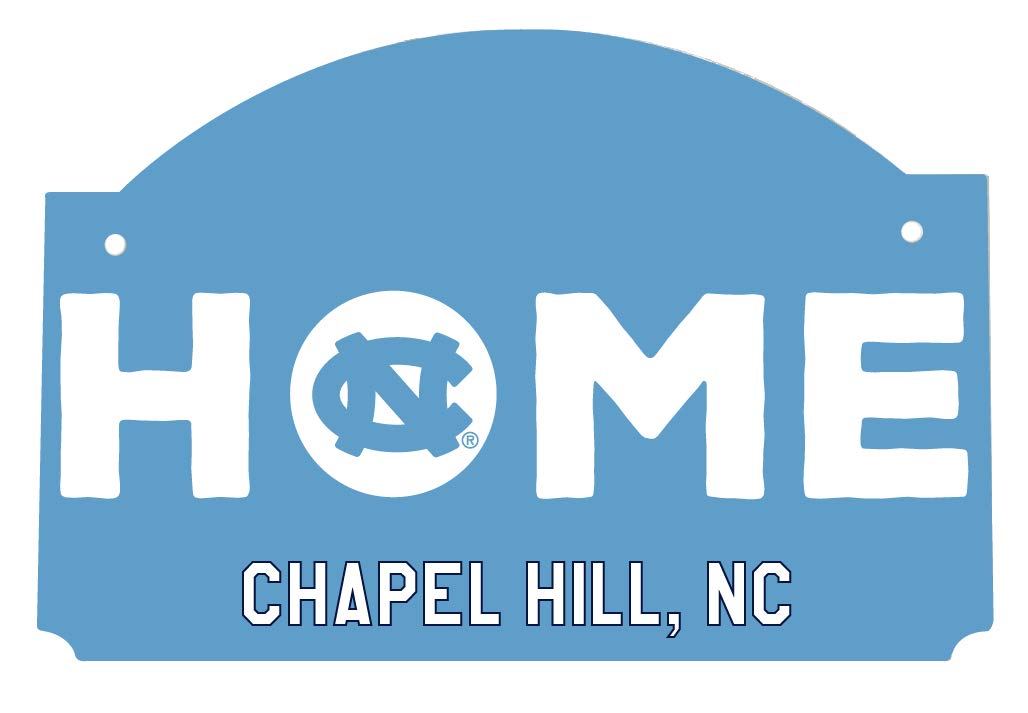 R and R Imports UNC Tar Heels Wood Sign with String Officially Licensed Collegiate Product