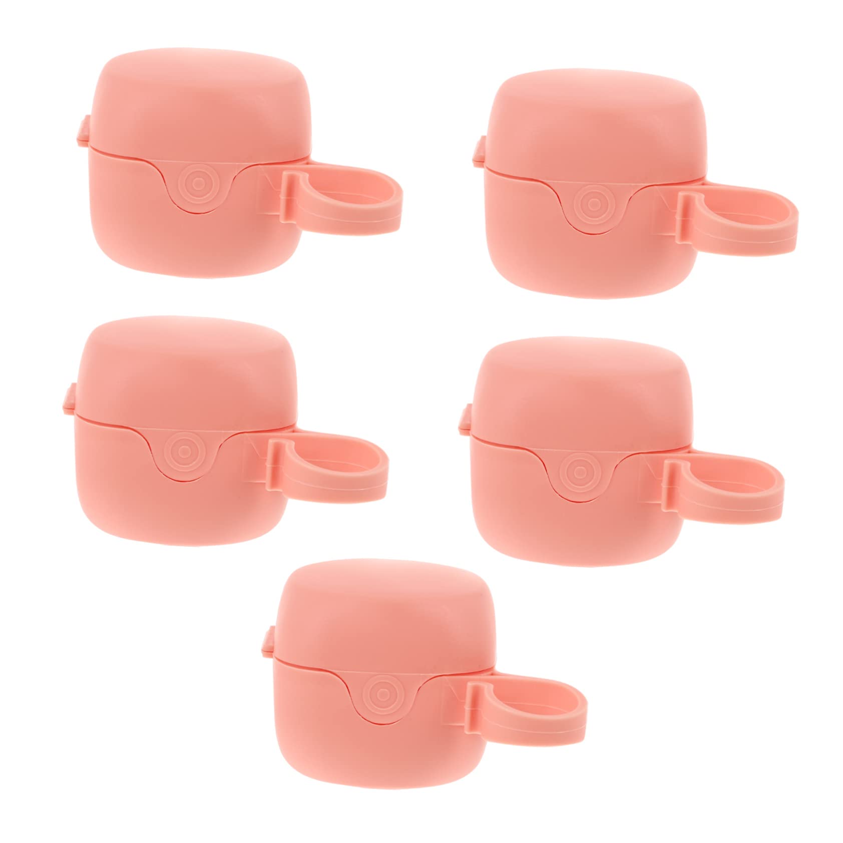 JOINPAYA Baby Pacifier Holder Box Set 5pcs Compact Portable for On-The-go Storage of Your Baby's Pacifiers