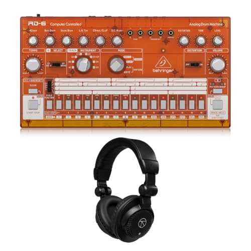 Behringer RD-6 Orange Bundle with Headphones