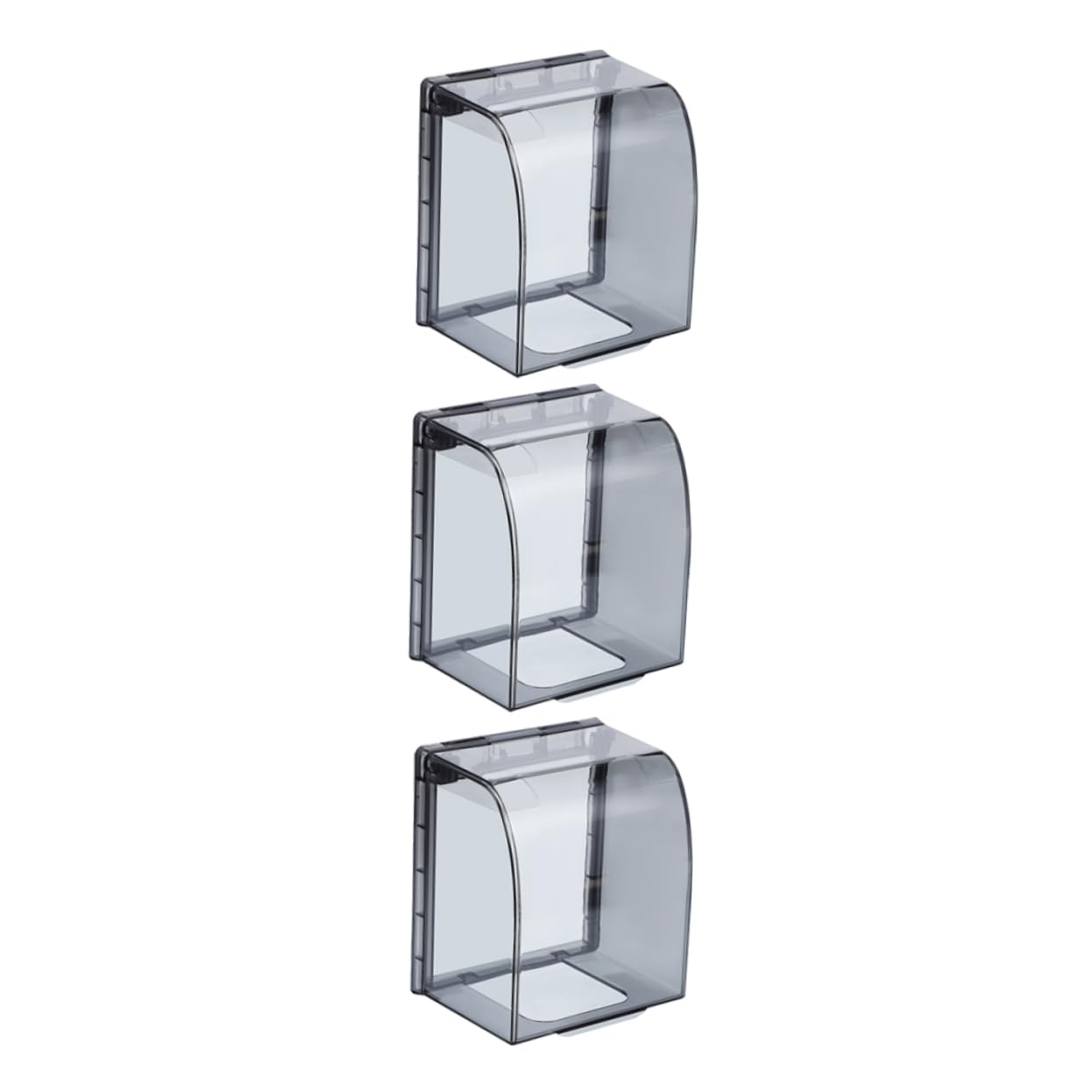 Gatuida 12pezzi Coperchio Elettrico Per Esterni Protezione Per Prese Tipo Design Trasparente e Resistente Per Ambienti Umidi e