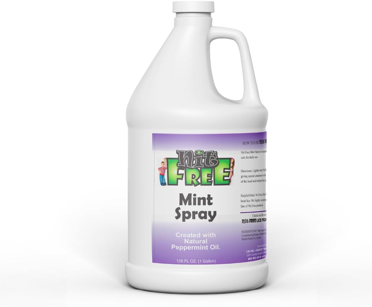 Nit Free Mint Head Lice Spray Refill (Peppermint, 128-Ounce)