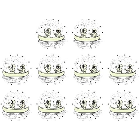Cute Stickers Fluorescent Conception Artistic Wall Luminous Stickers Body Decor Home DIY Spiritual Stickers Cover