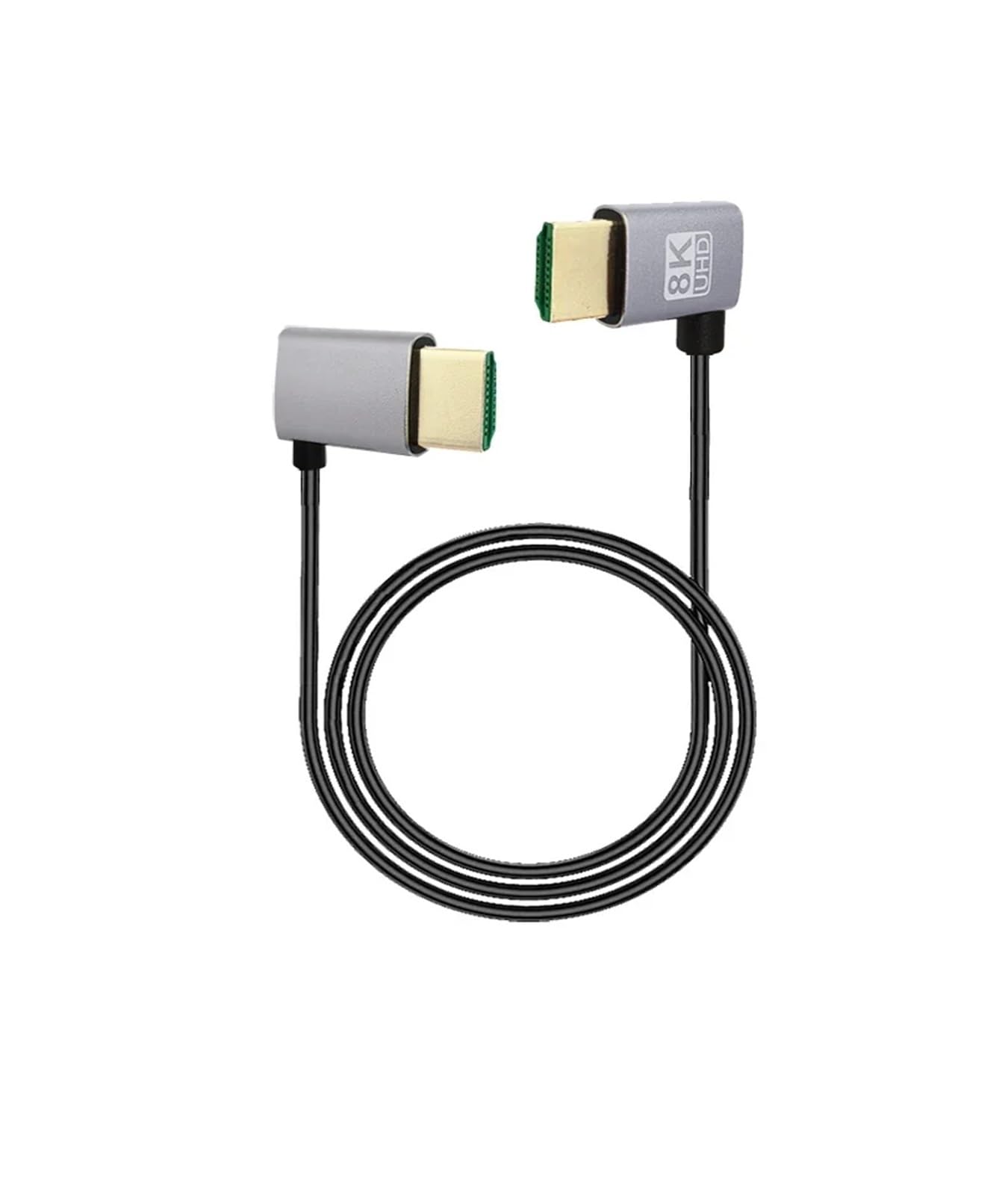 Kabel HDMI 2,1 V 90 Stopni 60 Hz 4 K 120 Hz 48 Gb/S EARC ARC HDCP Ultra Szybki HDR Do Telewizora HD Projektor Do Laptopa PS4 PS5(Straight to Down,3m)