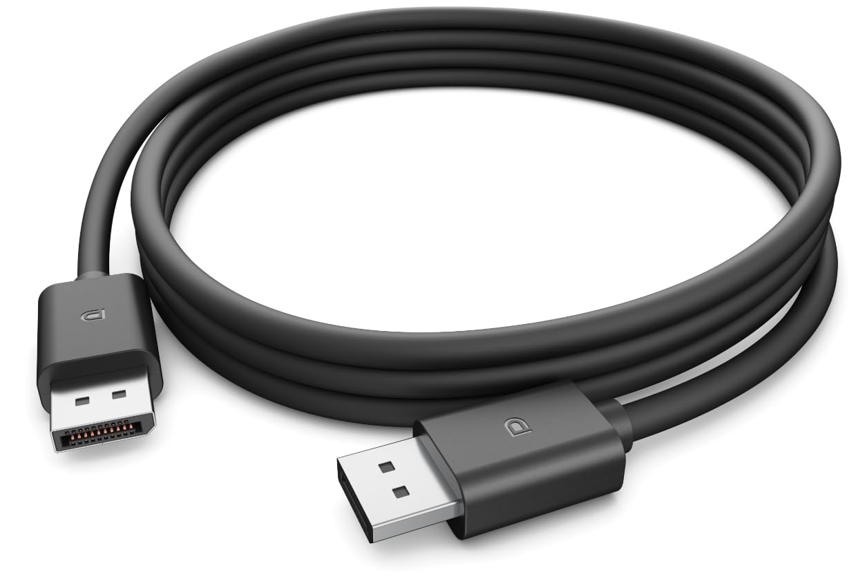 GANIX 4K DisplayPort Cable - 6ft Black -3