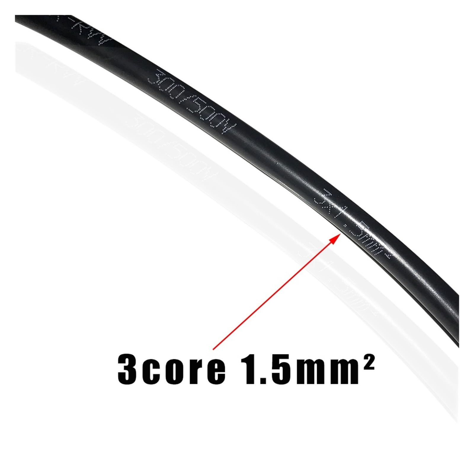 1 M 3-żyłowy Kabel Miedziany Kwadratowy 2,5 Mm²-10 Mm²(3core 10 sqaure)
