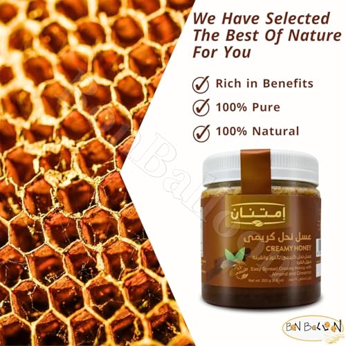 Imtenan Creamy Honey Con Almendra y Canela 250 g miniatura 4