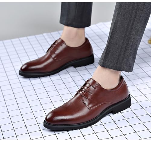Men's Oxfords Formal Dress Shoes Non-Slip Brogues Shoes Business Office Comfortable Classic Lace Up Shoes for Men2