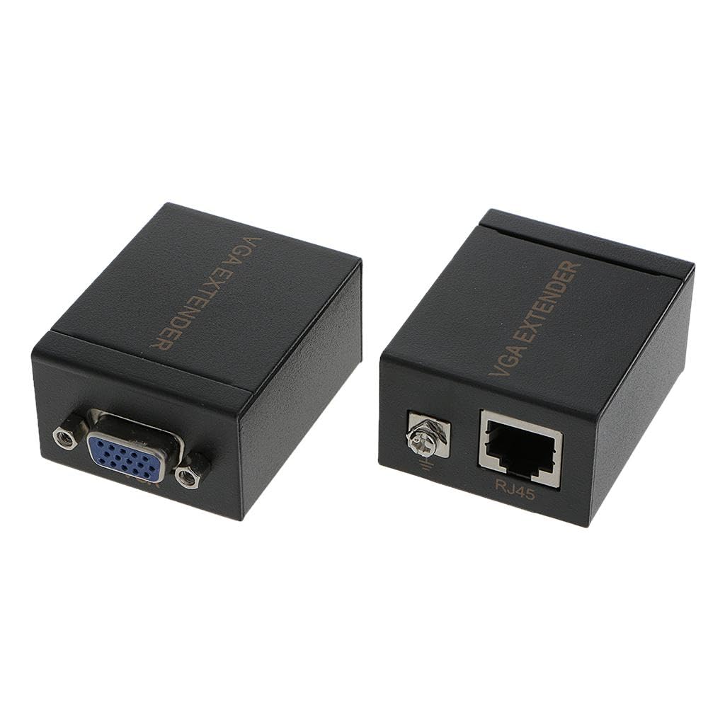 60m VGA to RJ45 Signal Extender Over Ethernet Cable Transmitter and Receiver|1 Piece X Transmitter 1 Piece X Receiver|Video Cables & Interconnects|Consumer Electronics-image-33
