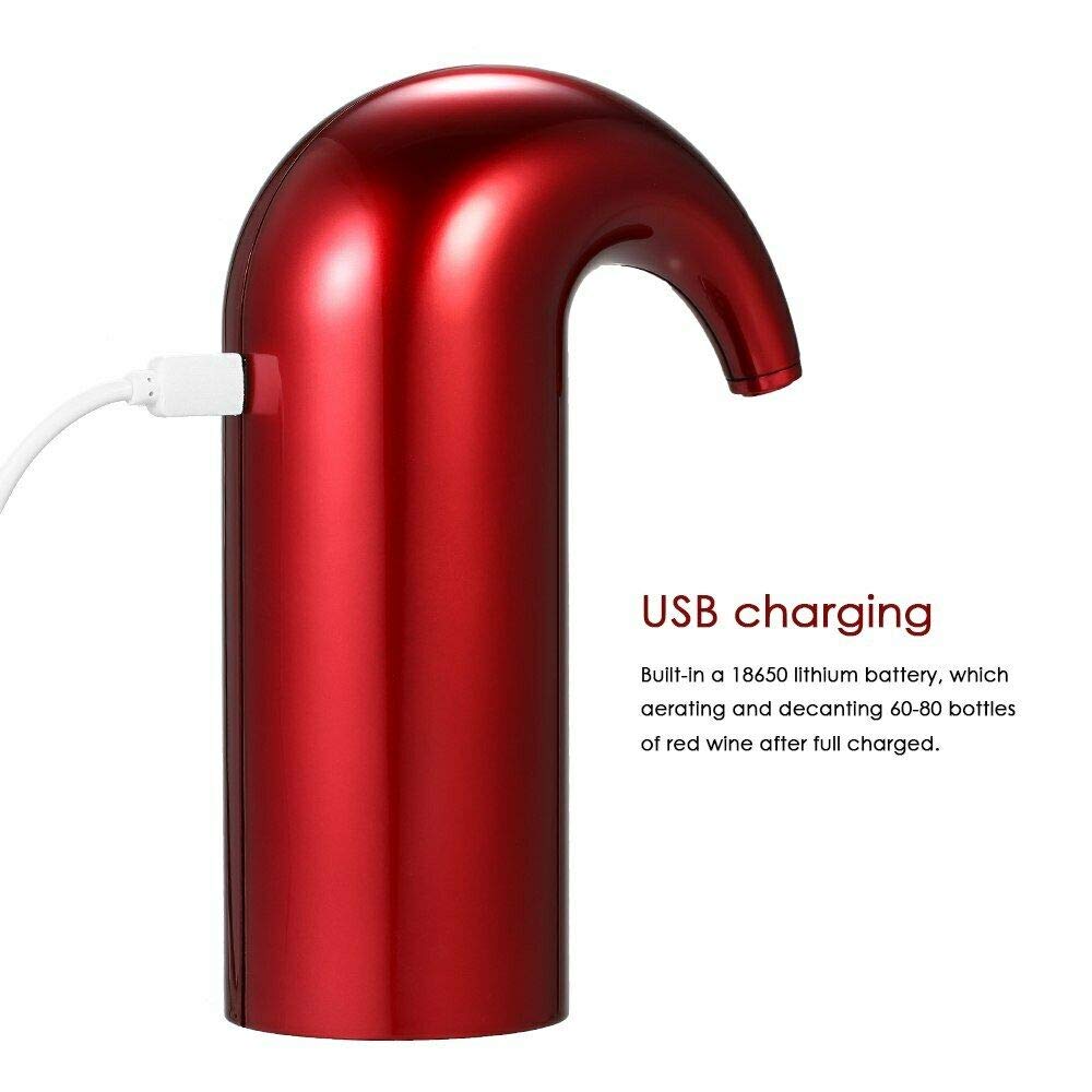 Electric Wine Aerator Decanter: Modern Bar Accessory Gift - View #10