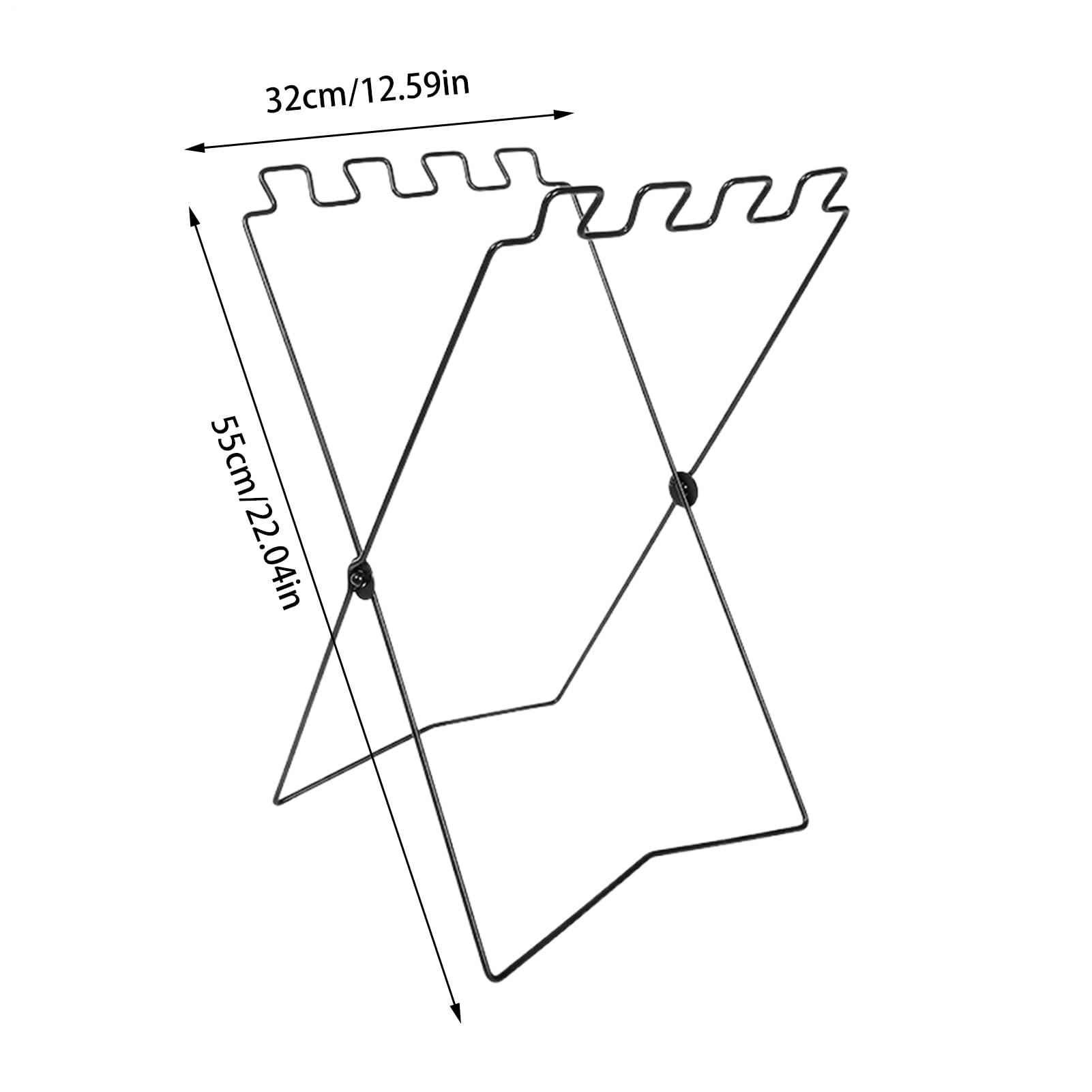 Supporto Rifiuti Da Giardino Supporto Pieghevole In Metallo Per 'immondizia | Supporto Portatile Per Lavanderia Campeggio Balcone Giardinaggio Feste