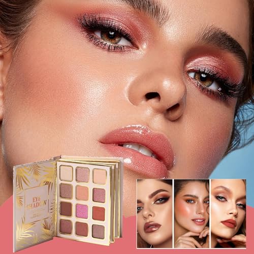 Paleta de sombras de ojos compacta que soluciona la falta de espacio con juego de cosméticos 3