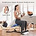 DERACY Squat Machine, Adjustable Leg Workout Equipment, Deep Squat Machine for Women Men, Glutes Exercise Machine for Home Gym