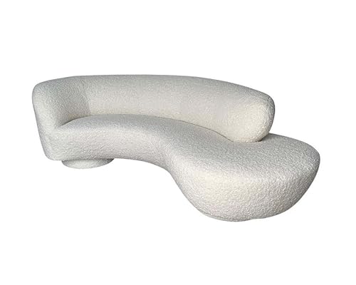 Luxurious Off-White Chenille Boucle Upholstery Fabric – 55” Wide, Perfect for Elegant Home Décor Projects 3 Luxurious Off-White Chenille Boucle Upholstery Fabric – 55” Wide, Perfect for Elegant Home Décor Projects - Image 2