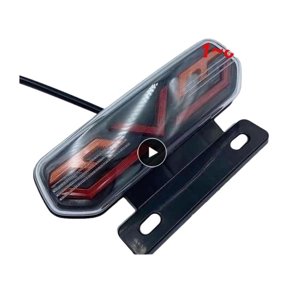 Indicateurs de Moto 1~8 Pièces Feux Arrière De Moto LED Feu De Freinage De Moto ATV Feu Arrière Moto Arrêt Clignotant Indicateur De Direction Clignotant